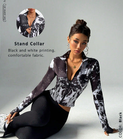 Sports Sun-protective Breathable Jacket With A Zipper