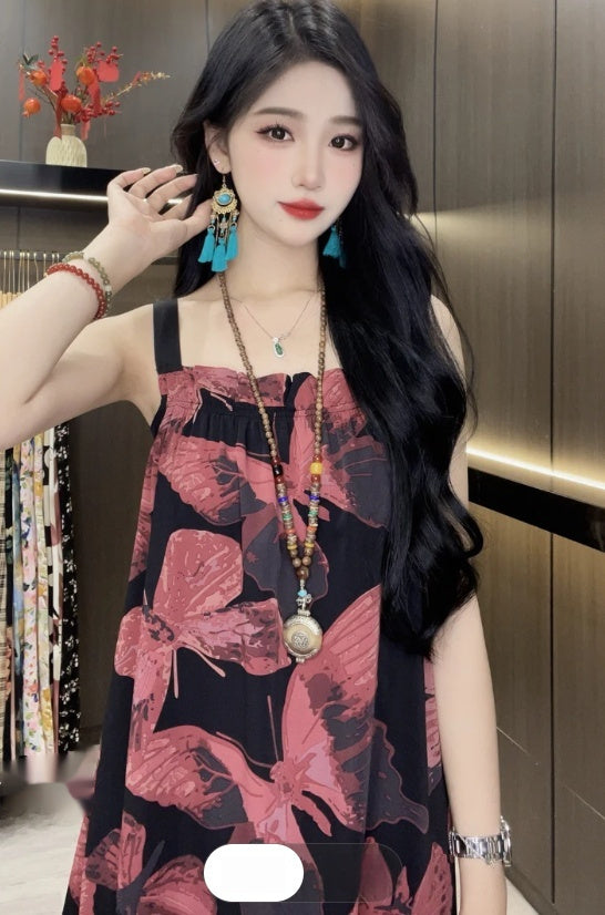 Ladies' Polyester Printed Dress