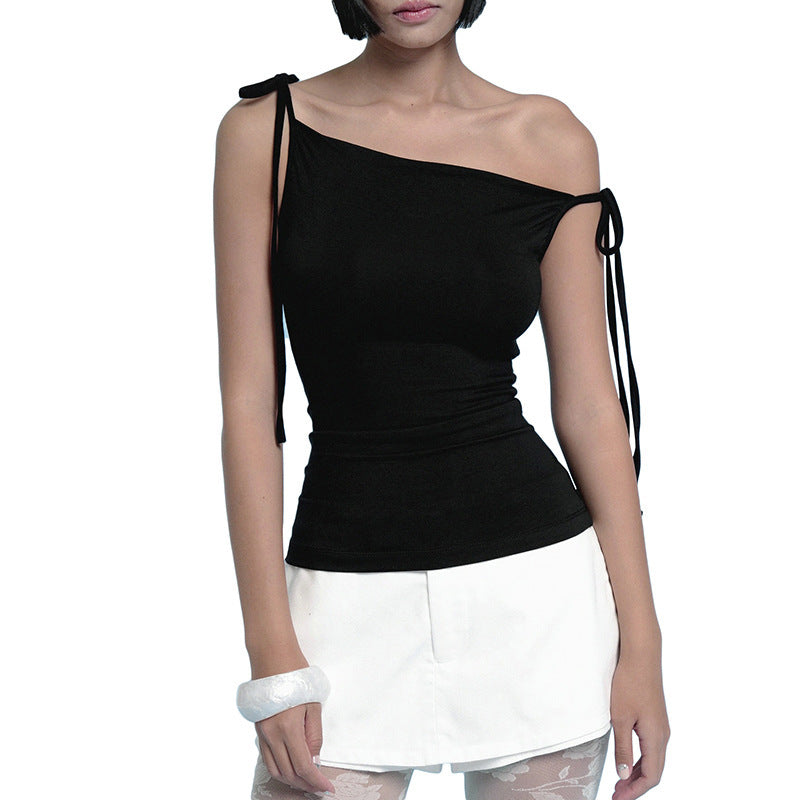 Solid Color Sling Bundle Slim Fit Sexy Vest