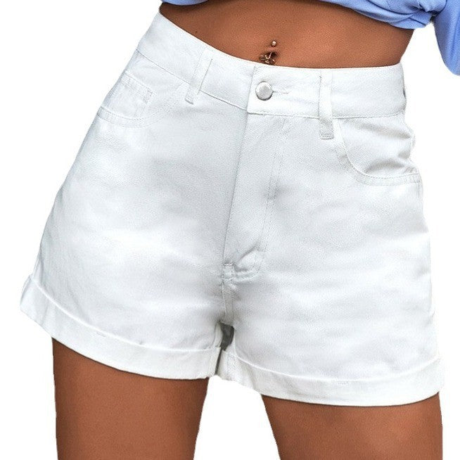 Loose Wide-leg Denim Shorts