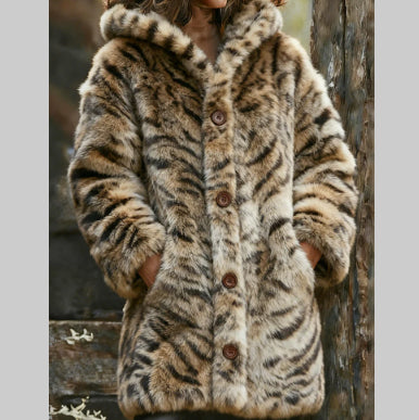 Elegant Chic Printed Womens Jacket