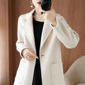 Mid-length Wool Casual Chic Coat