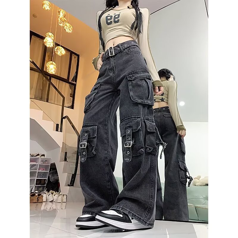 Straight-leg Wide-leg Casual Pants