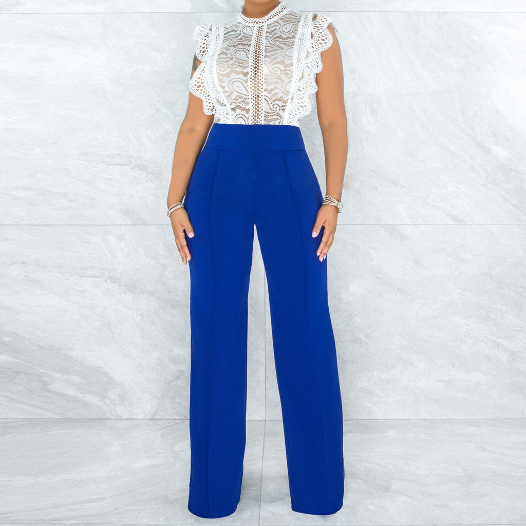 Fashionable Straight-leg Pants With A Back Zipper