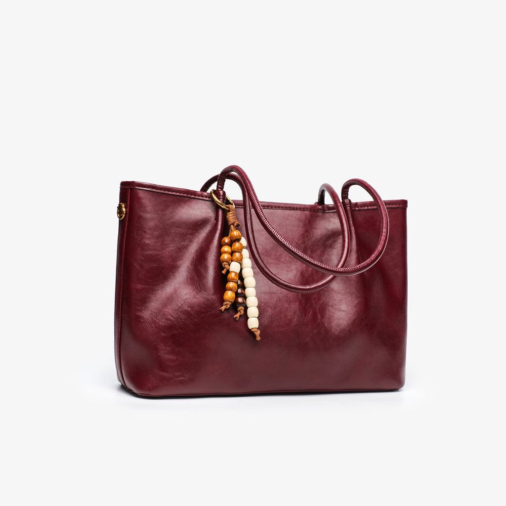 Solid-color Niche Underarm Pleated Fashion Tote Bag