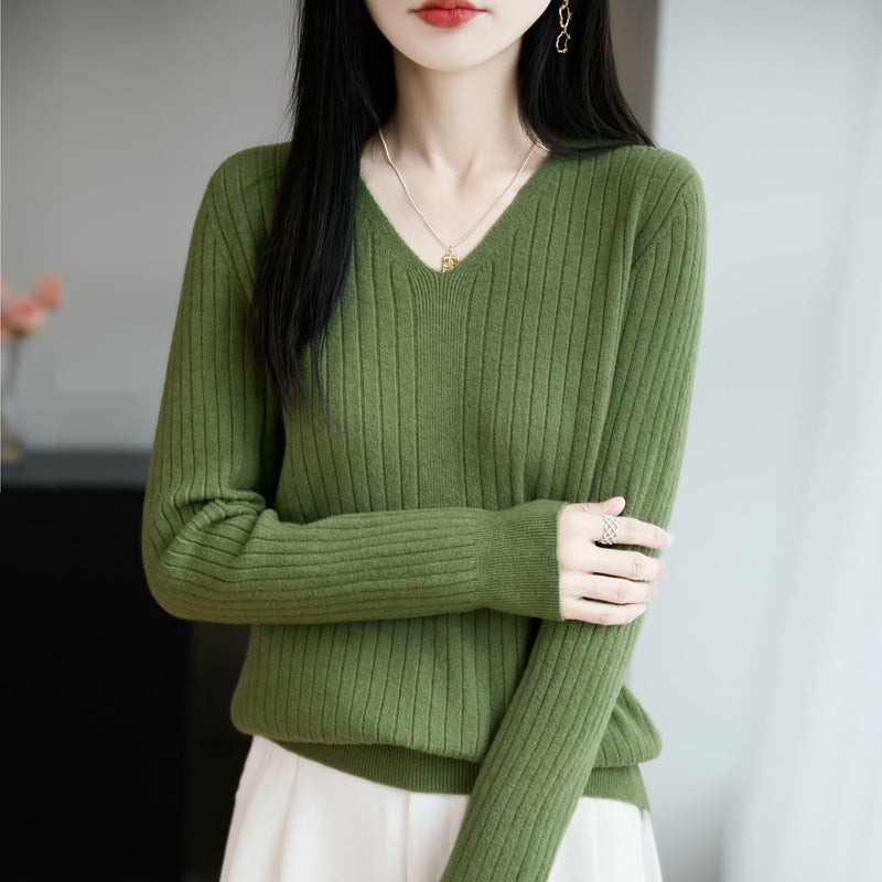 Solid-color Chic Base Top For Layering