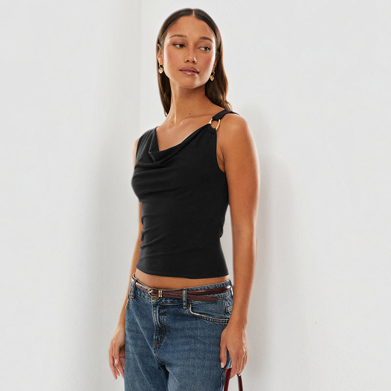 Women's V-neck Buckle Camisole