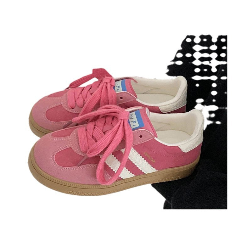 Retro Casual White Sneakers For Women versatile And Perfect For Sports