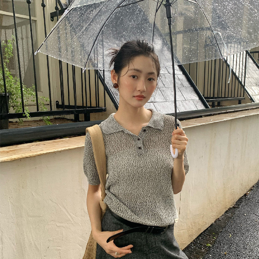 Fashion Personalized Sweater Summer Thin Top For Women