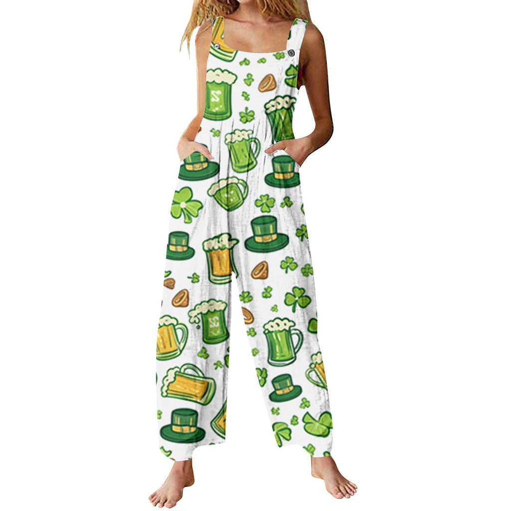 Fashion Women's Summer 3D Printing Casual Suspenders