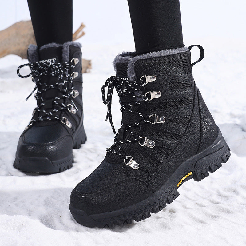 Womens Snow Boots With Fleece Lining For Extra Warmth