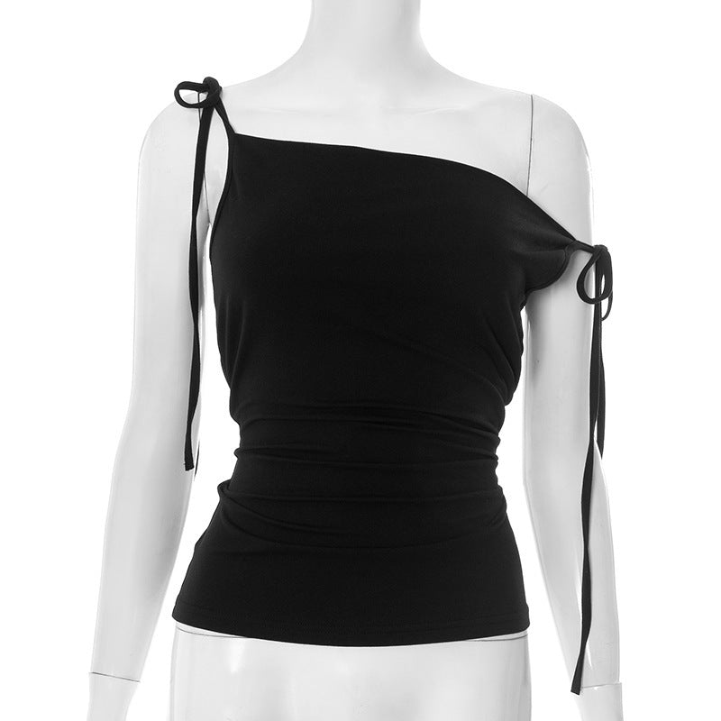 Solid Color Sling Bundle Slim Fit Sexy Vest