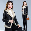 Womens Stylish Casual Padded Lambswool Coat