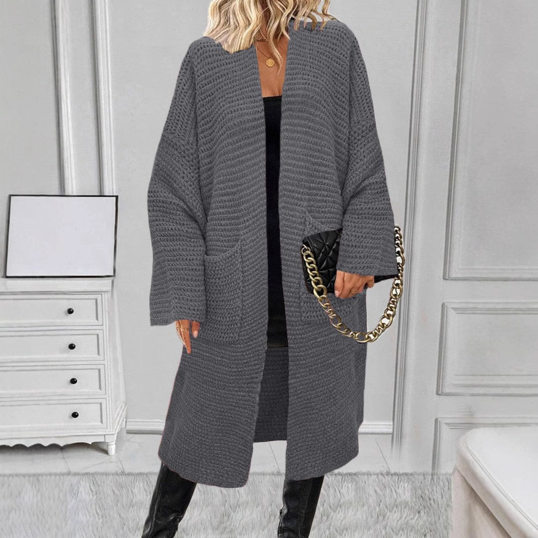 Women's Loose Thick Needle Sweater Cardigan Coat