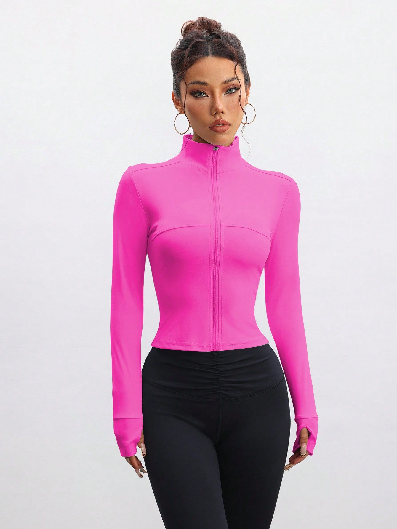 Sports Sun-protective Breathable Jacket With A Zipper