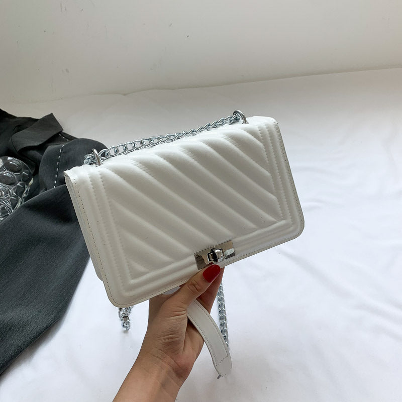 Chain Trend Small Square Bag Casual Minimalist Shoulder Bag