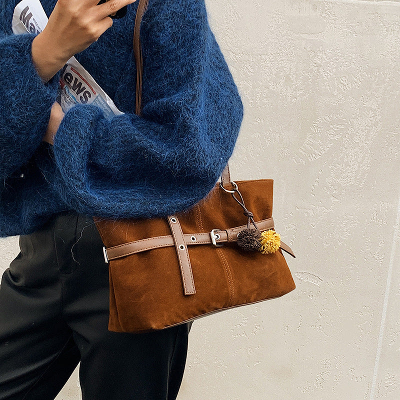 All-match One-shoulder Underarm Retro Commuter Tote