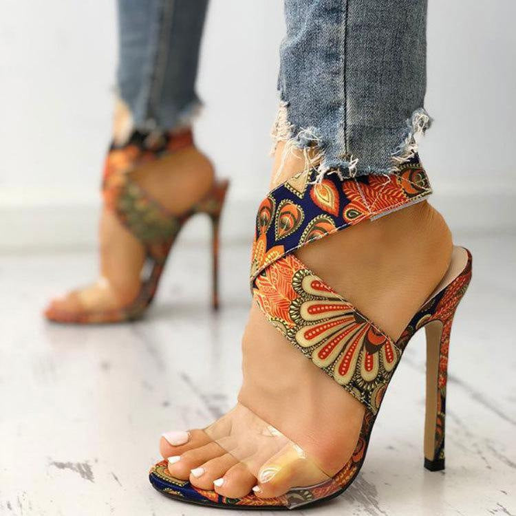 Fashionable Printed Stiletto Heel