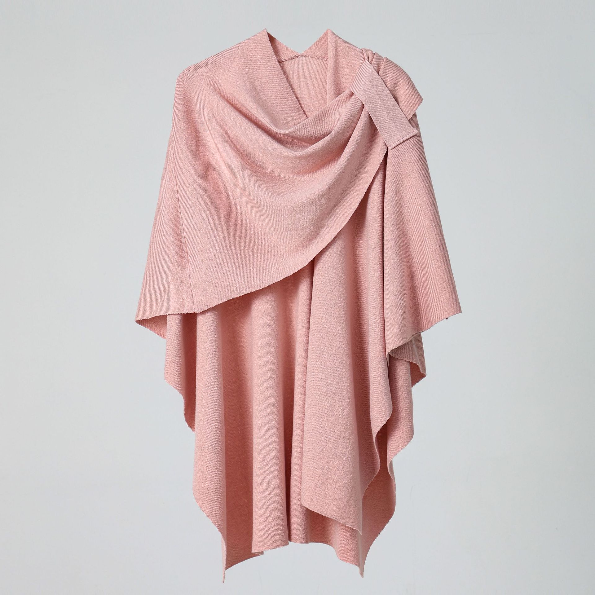 Solid Color Simple Side Strap Shawl Knitted Shoulder Strap