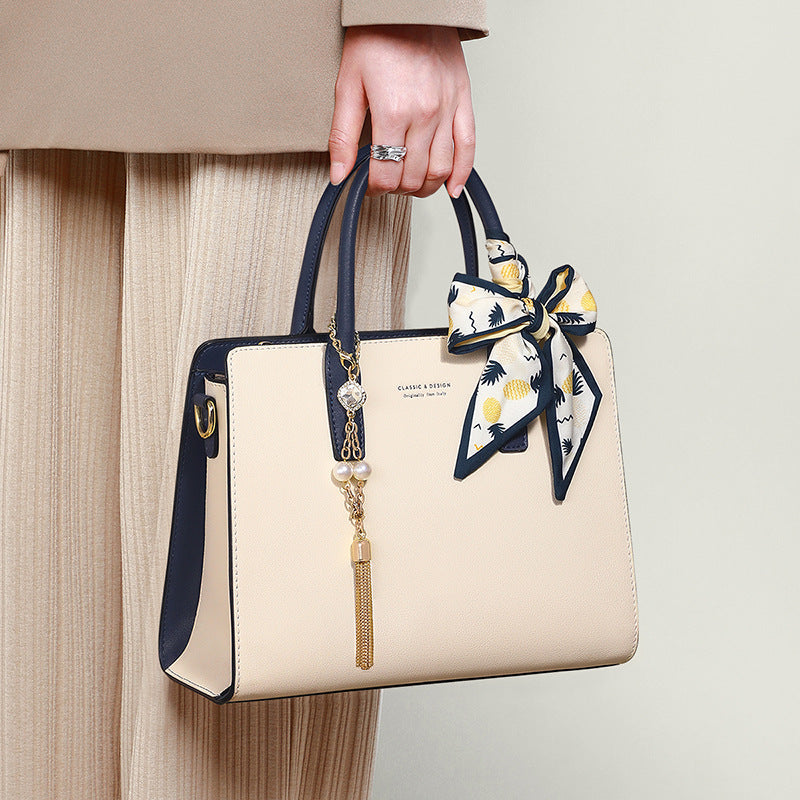 Premium Leather Crossbody Bag With A Spacious Design