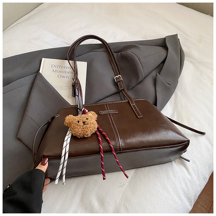 Fashionable Retro Minimalist Womens Shoulder Bag