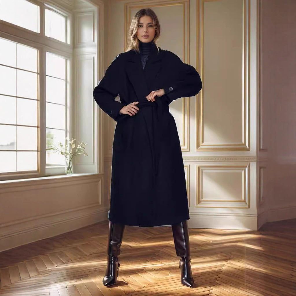 Autumn And Winter Women's Wool Coat Jacket