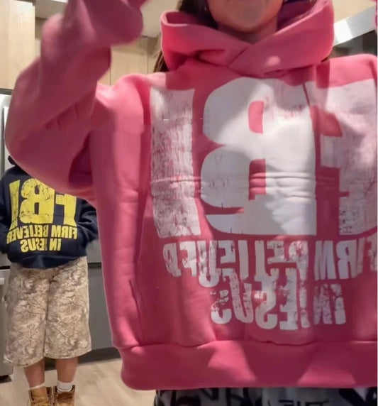 Women's Letter Printed Hoodie