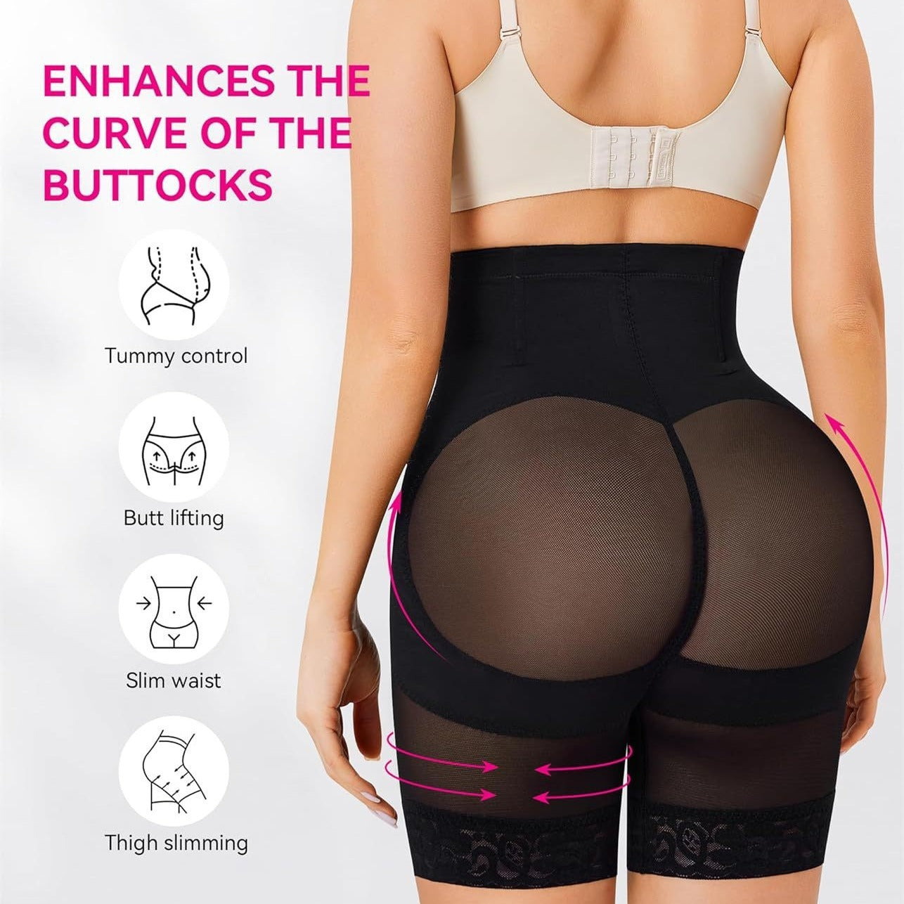 Mesh Lace Breathable Hip Lifting Body Shaping Pants