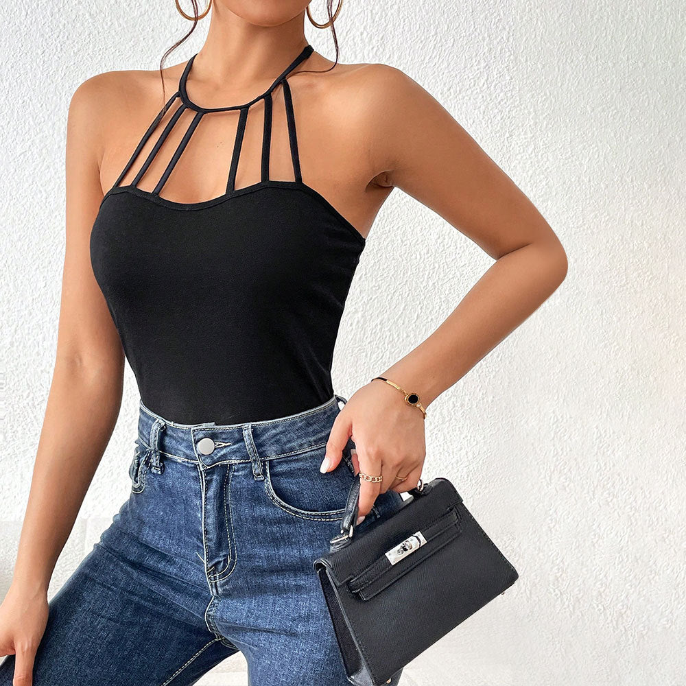 BacklessFigure-flattering Cropped Top