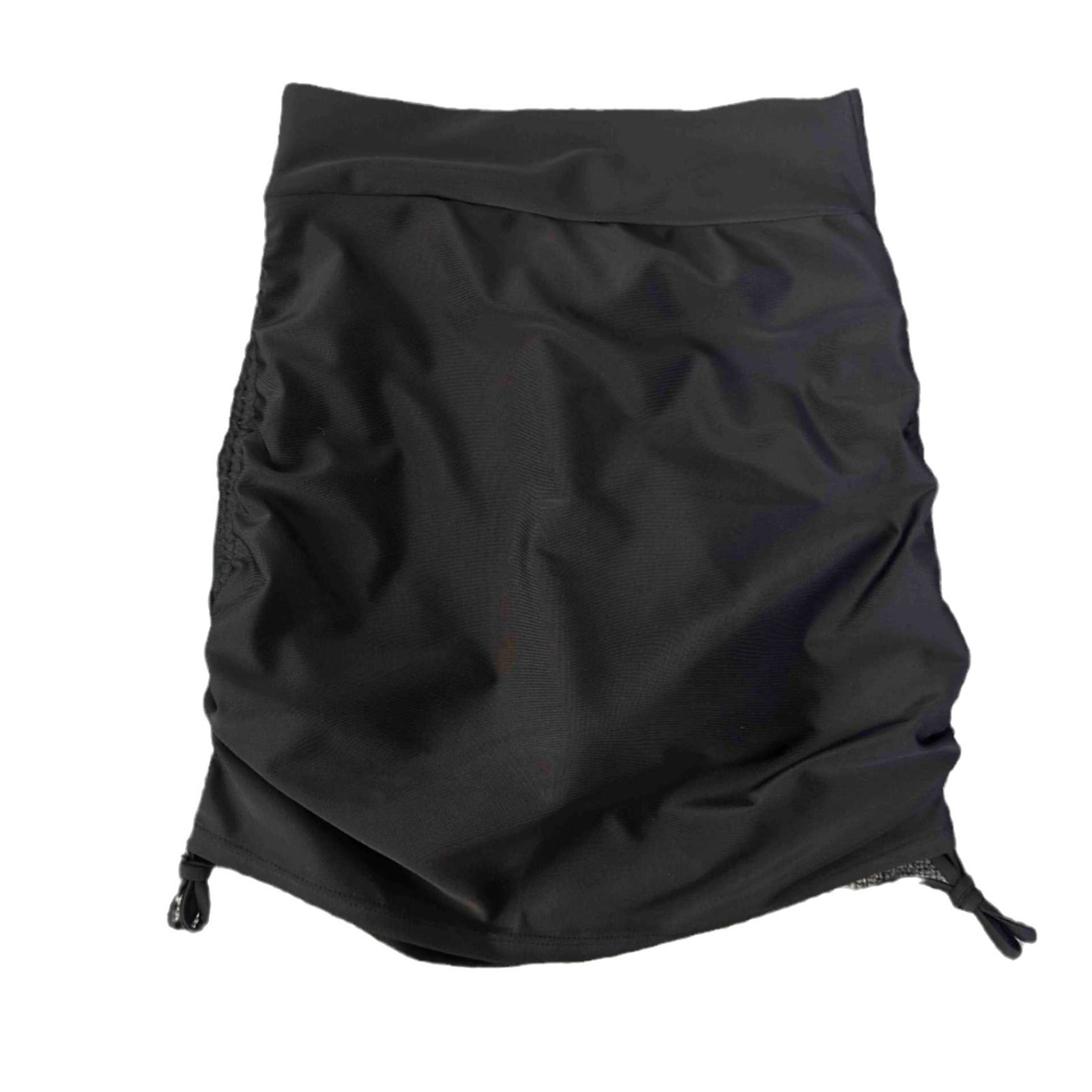 Drawstring Boxers High Waist Covering Belly Thin Swimming Shorts