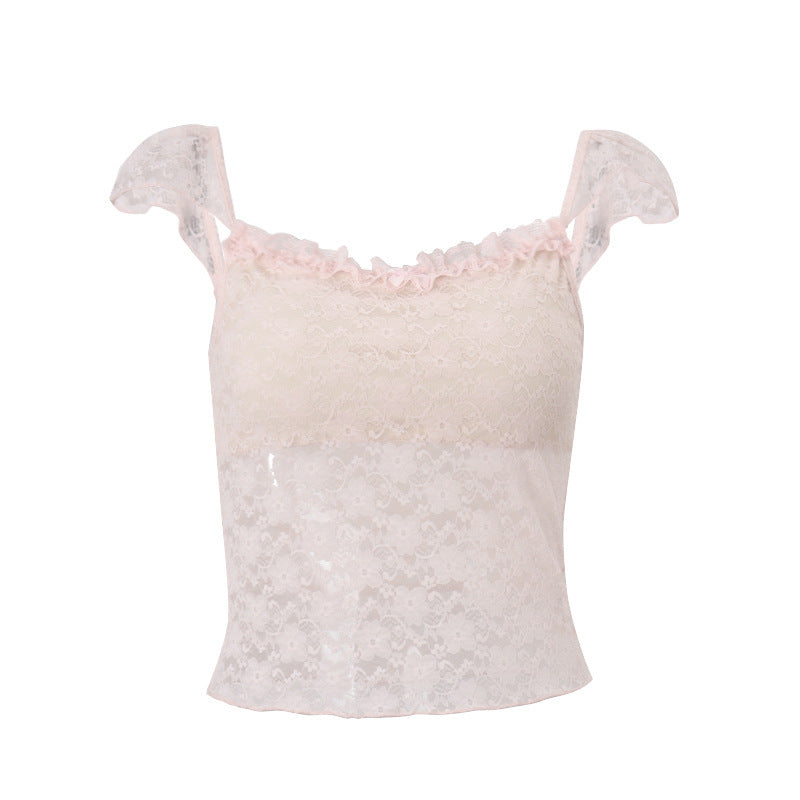 Women's Inner Vest Lace Lightweight Breathable Strap Top