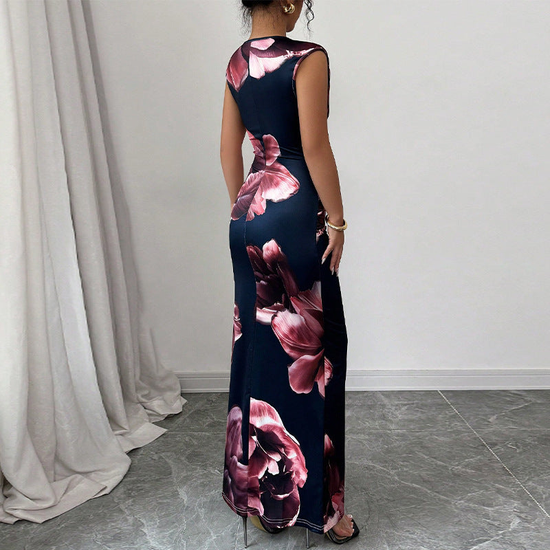 European And American Slim Sleeveless One-step Skirt