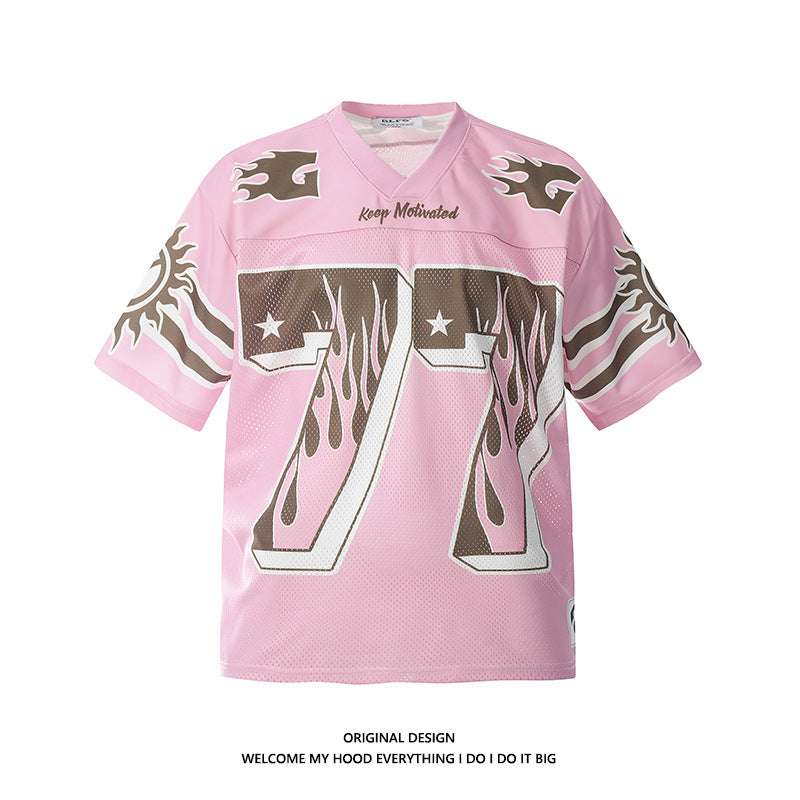 Street American Mesh Loose T-shirt