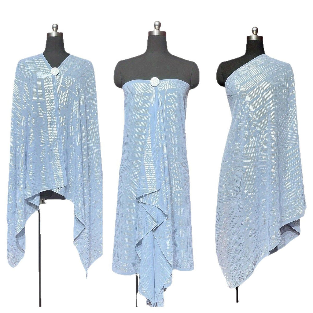 Gorgeous Tinfoil Gold Shawl Multifunctional Scarf