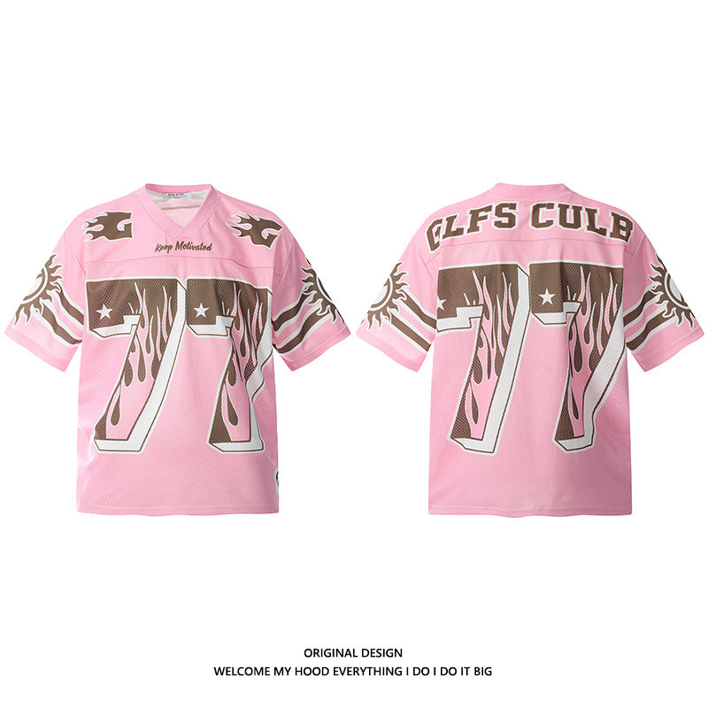 Street American Mesh Loose T-shirt