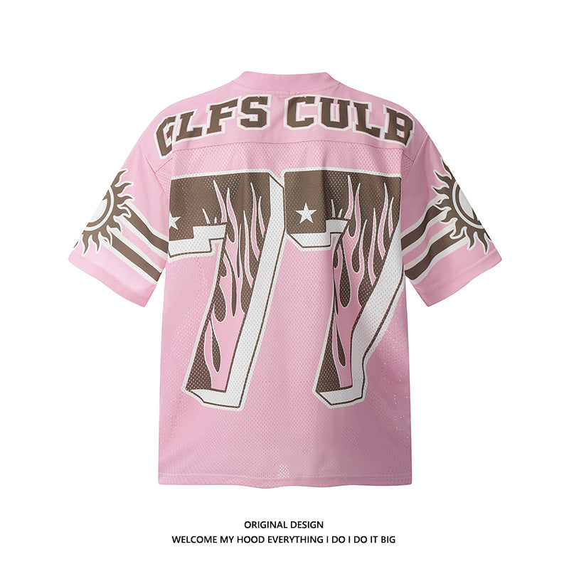 Street American Mesh Loose T-shirt