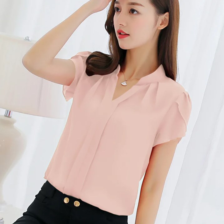 Loose Casual Solid Color Sleeveless Women's Temperament Wild Shirt