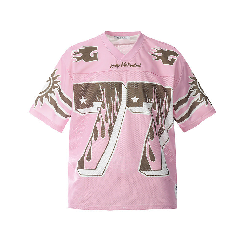 Street American Mesh Loose T-shirt