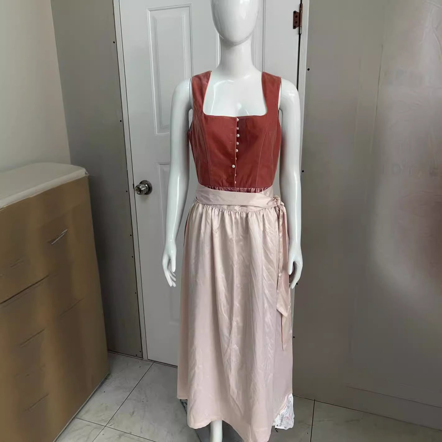 Women's Fashion German Brick Red Beer Suit