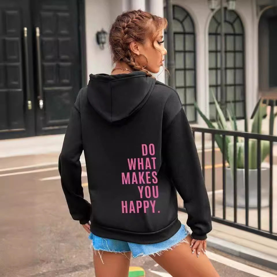 Hooded Sweater Women's Jacket Casual Loose