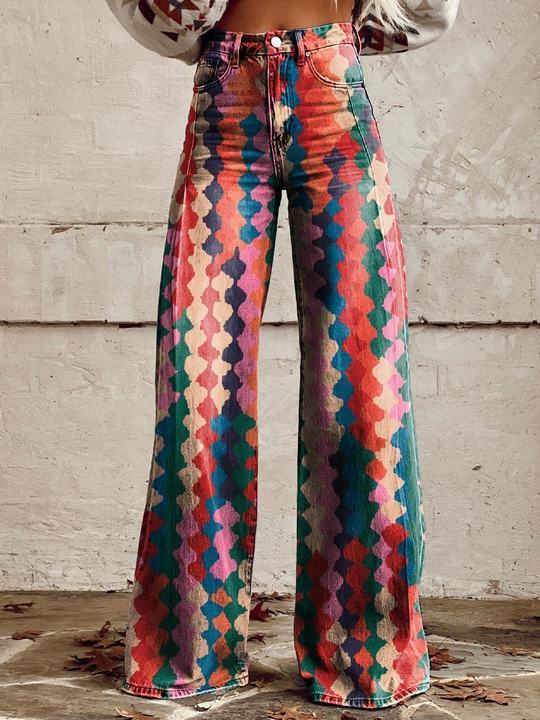 Hot Selling Plus Size Women's Casual Pants Thin Imitation Jeans
