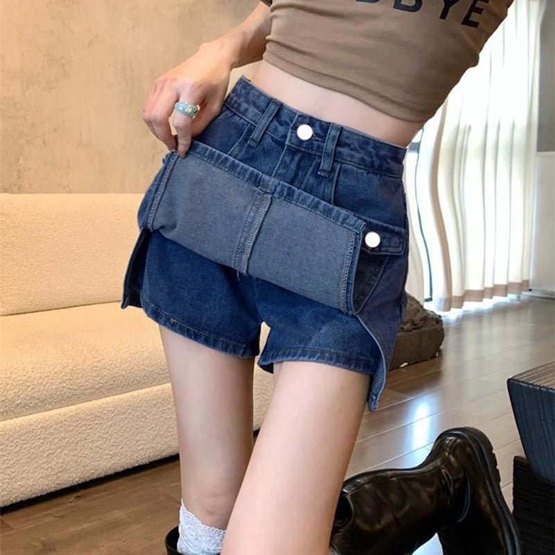 High-street Casual All-match Denim Skort