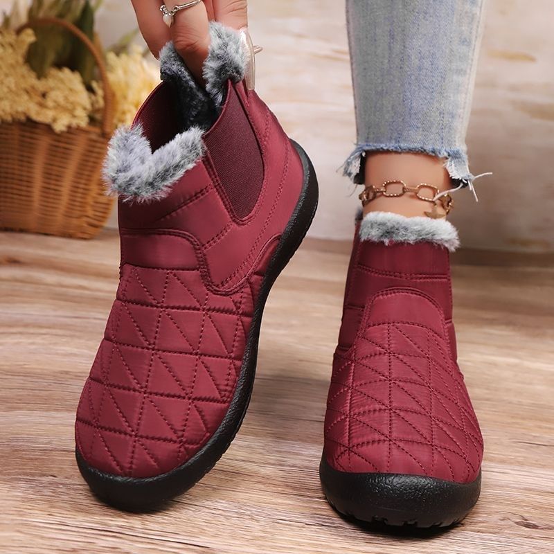 Womens Fleece-Lined Waterproof Non-Slip Insulated Extra-Thick Shoes