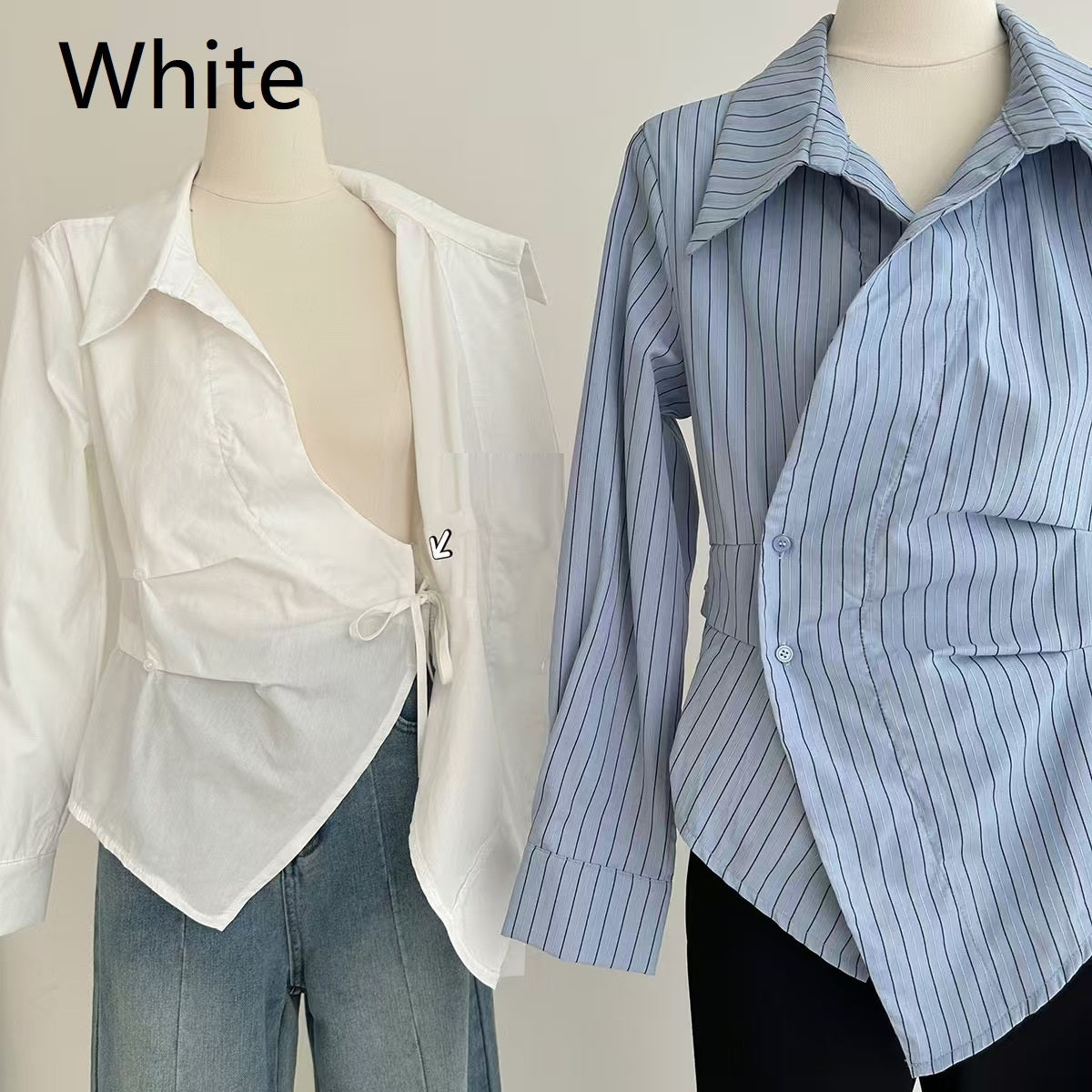Fashionable New Waist-tight Fashionable Irregular All-match Short Top