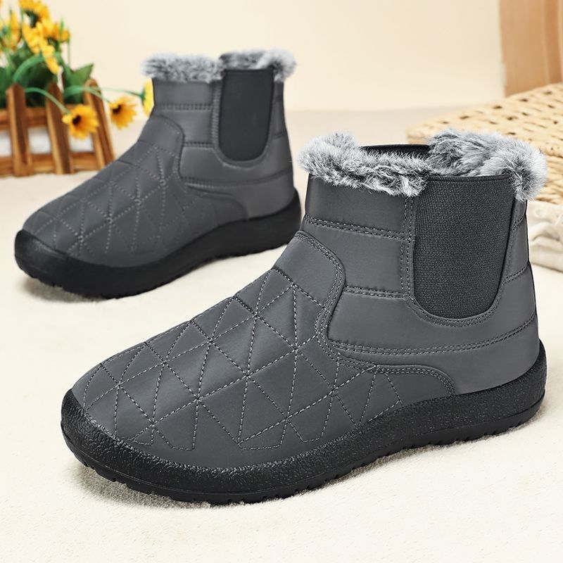 Womens Fleece-Lined Waterproof Non-Slip Insulated Extra-Thick Shoes