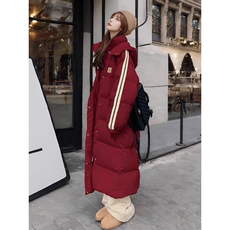 Women's Winter Mid-Length High-End Padded Down Coat