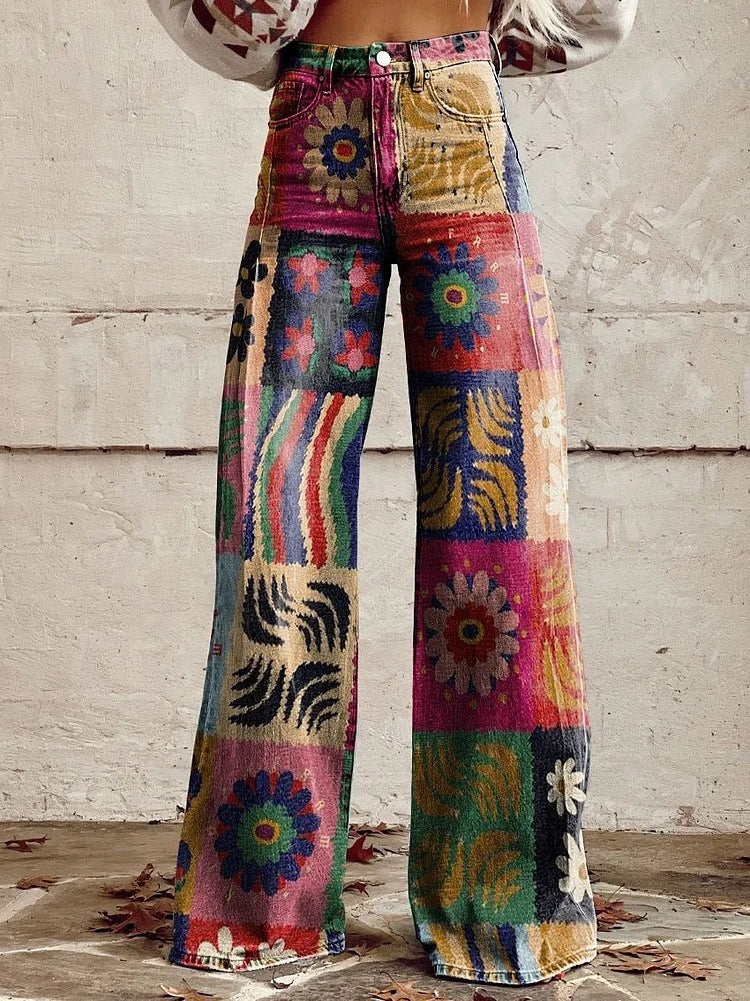 Hot Selling Plus Size Women's Casual Pants Thin Imitation Jeans