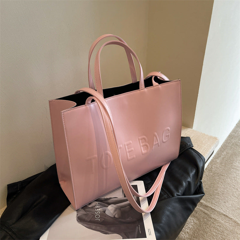 Retro Tote Trendy College Student Commuter Handbag