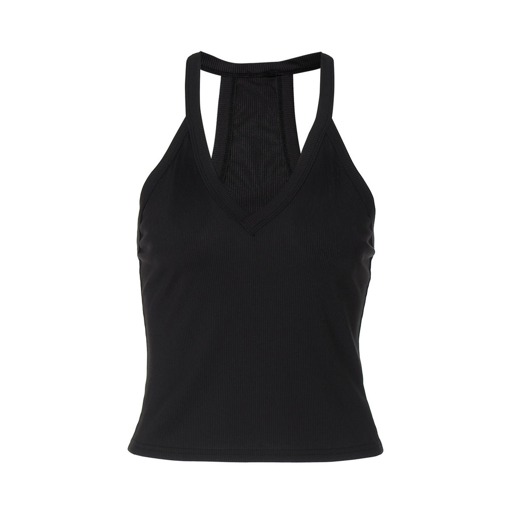 New V-neck Sexy Slim Fit Exercise Small Vest Top T-shirt