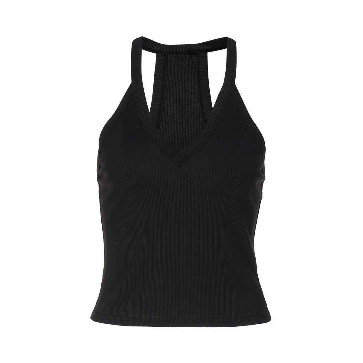 New V-neck Sexy Slim Fit Exercise Small Vest Top T-shirt